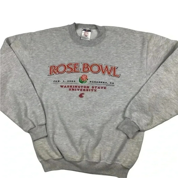 Y2K 2003 Washington State Rose Bowl crewneck​